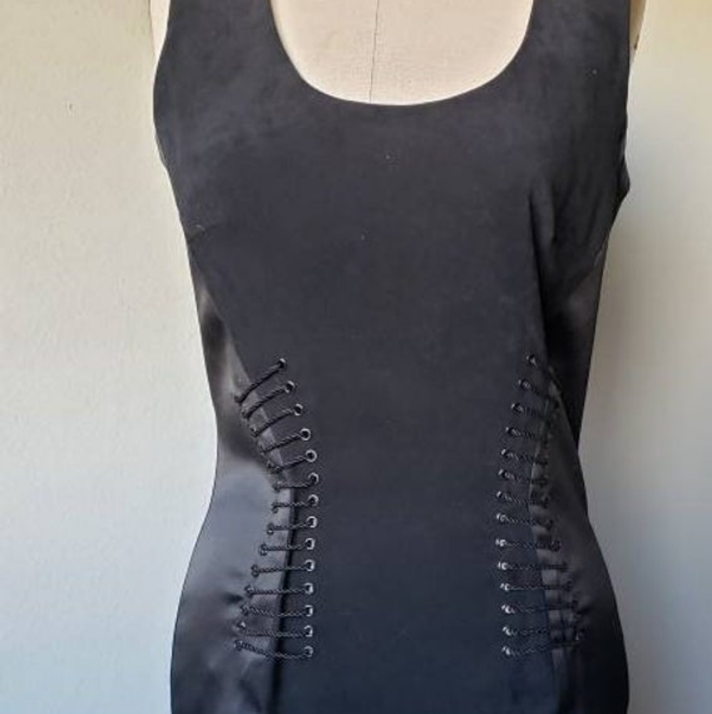 1990's Marlon Wear Black Rebel Dress